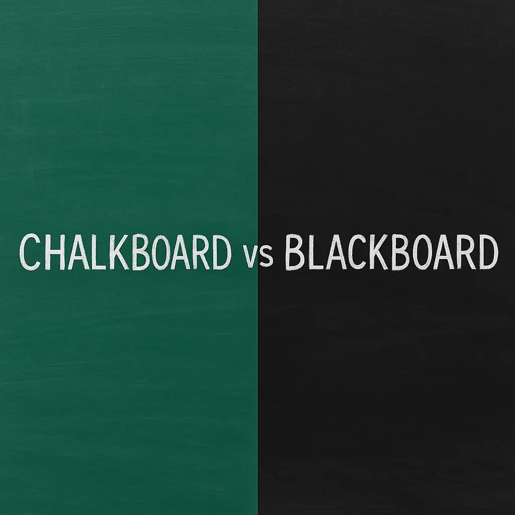 Chalkboard vs Blackboard: Is There Really a Difference?