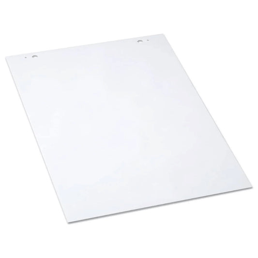 Flip chart paper pad with pre-punched holes, 30 leaves, ideal for presentations, meetings, and brainstorming sessions