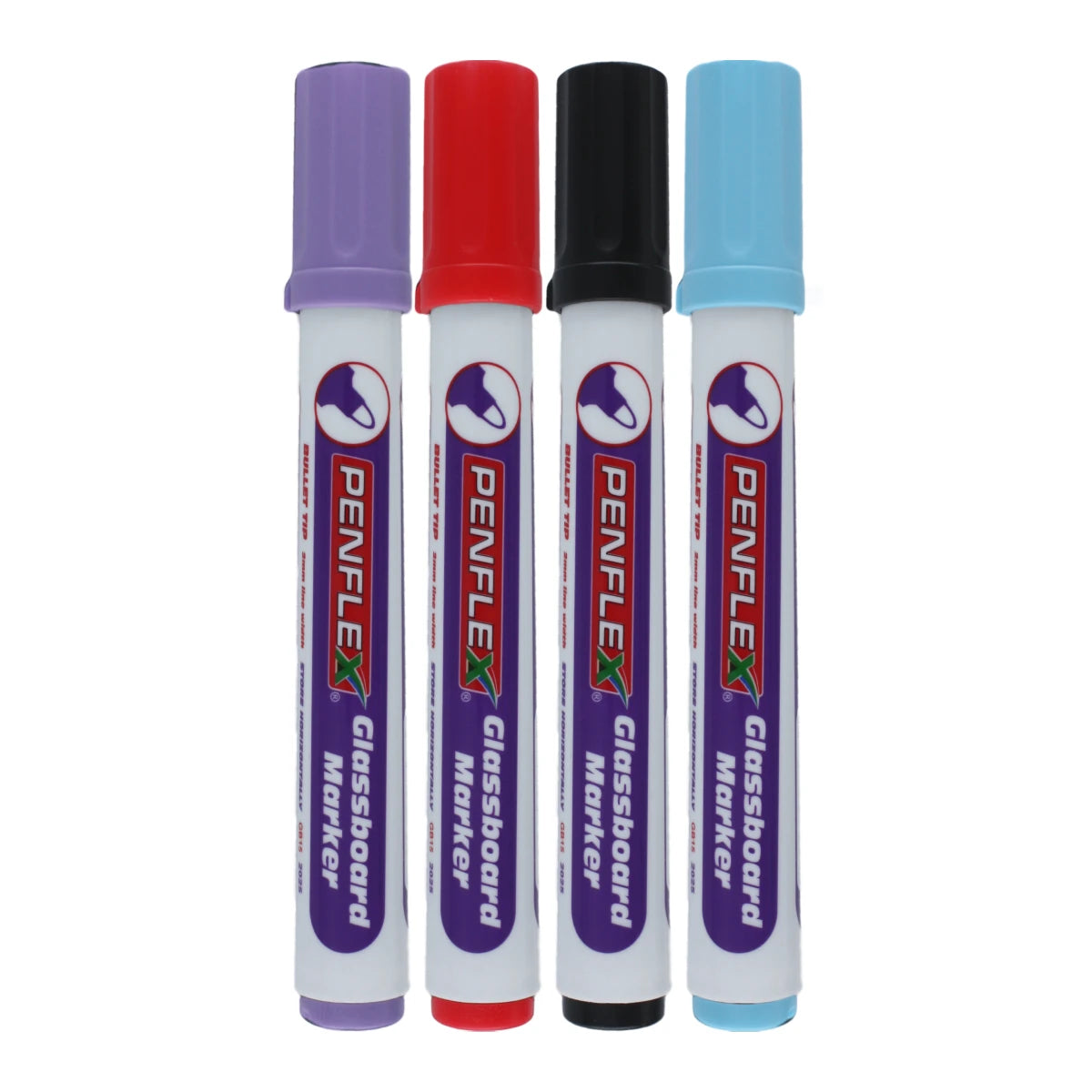 Glass Whiteboard Marker Pens - Pack of 4