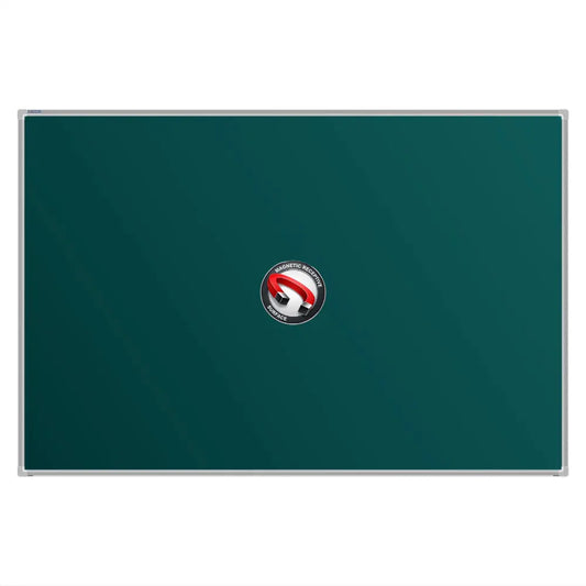 A Bestboard Magnetic green chalkboard (1200 x 1800mm) with an aluminium frame. The board has a smooth matte writing surface and a magnetic receptivity icon displayed in the centre.
