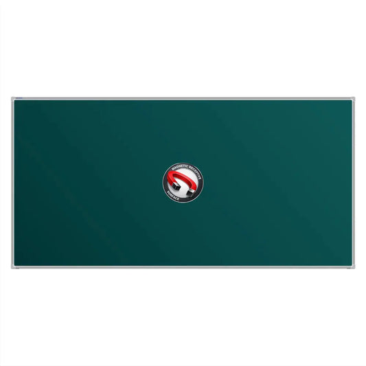 A Bestboard Magnetic green chalkboard (1200 x 2400mm) with an aluminium frame. The board has a smooth matte writing surface and a magnetic receptivity icon displayed in the centre.