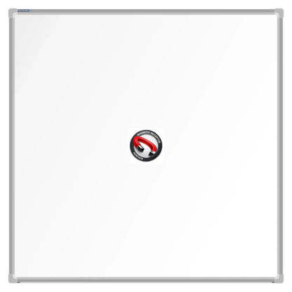 A Bestboard Magnetic Whiteboard (1000 x 1000mm) with an aluminium frame. The board has a smooth matte writing surface and a magnetic receptivity icon displayed in the centre.