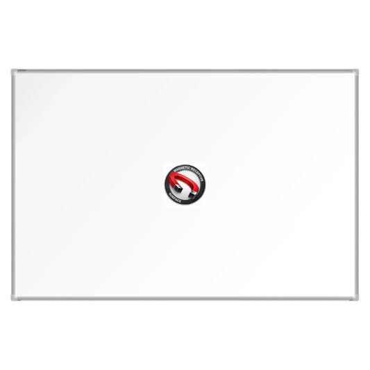A Bestboard Magnetic Whiteboard (1200 x 1800mm) with an aluminium frame. The board has a smooth matte writing surface and a magnetic receptivity icon displayed in the centre.