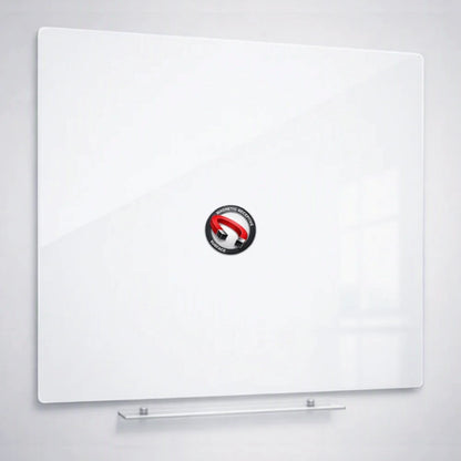 6mm Floating Magnetic Glass Whiteboard (900mm x 1200mm)