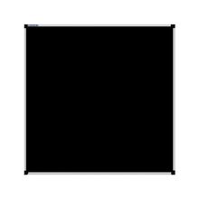 Load image into Gallery viewer, This image shows a Black square Felt board with a silver frame. The corners of the frame are reinforced with black plastic. 
